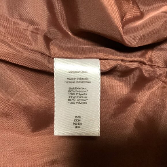 Coldwater Creek Weekend Trails Shirt Jacket, size XS - Picture 9 of 9